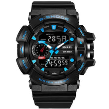 Load image into Gallery viewer, Top Brand Men Watch Outdoor Sports Electronic Watch Man Military Watches Men G Style Wristwatch Quartz Watches Double Clock