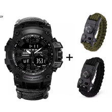 Load image into Gallery viewer, Addies G Shock Men's Military Watch With Compass 3Bar Waterproof Watches Digital Movement outdoor Fashion Casual Sport Watch Men