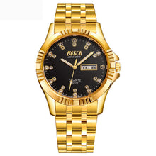 Load image into Gallery viewer, BOSCK Famous Brand Rolexable Luxury Diamond Watch Men Steel Quartz Watches Golden Waterproof Male Wristwatch Relogio Masculino