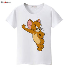 Load image into Gallery viewer, BGtomato t shirt Movie star Jerry mouse kawaii t shirt summer lovely cute t-shirt women Cheap sale brand new cartoon tshirt