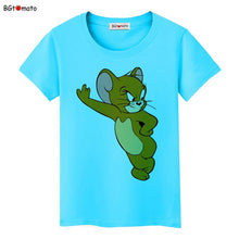 Load image into Gallery viewer, BGtomato t shirt Movie star Jerry mouse kawaii t shirt summer lovely cute t-shirt women Cheap sale brand new cartoon tshirt