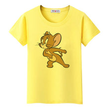 Load image into Gallery viewer, BGtomato t shirt Movie star Jerry mouse kawaii t shirt summer lovely cute t-shirt women Cheap sale brand new cartoon tshirt