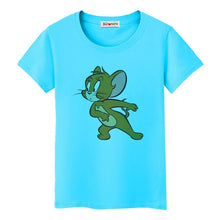 Load image into Gallery viewer, BGtomato t shirt Movie star Jerry mouse kawaii t shirt summer lovely cute t-shirt women Cheap sale brand new cartoon tshirt