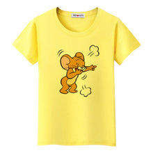 Load image into Gallery viewer, BGtomato t shirt Movie star Jerry mouse kawaii t shirt summer lovely cute t-shirt women Cheap sale brand new cartoon tshirt