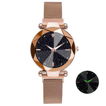 Load image into Gallery viewer, 2019 Luxury Watch Women Starry Sky Design Quartz Watches For Women Mesh Magnet Casual Watches Relogio Feminino Ladies Clock