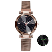 Load image into Gallery viewer, 2019 Luxury Watch Women Starry Sky Design Quartz Watches For Women Mesh Magnet Casual Watches Relogio Feminino Ladies Clock