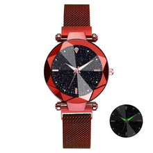Load image into Gallery viewer, 2019 Luxury Watch Women Starry Sky Design Quartz Watches For Women Mesh Magnet Casual Watches Relogio Feminino Ladies Clock