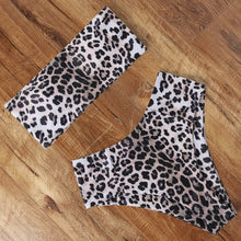 Load image into Gallery viewer, Sexy Animal Printed Bathing Suit Female Push Up Bikini High Waisted Swimsuit Bandage Mayo Bandeau Swimwear Women 2020 Biquini