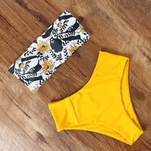 Load image into Gallery viewer, Sexy Animal Printed Bathing Suit Female Push Up Bikini High Waisted Swimsuit Bandage Mayo Bandeau Swimwear Women 2020 Biquini