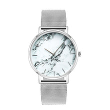 Load image into Gallery viewer, 2020 Fashion Rose Gold Mesh Belt Creative Marble Women's Watch Luxury Women's Quartz Watch Gift Relogio Feminino Direct Shipping