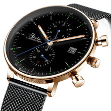 Load image into Gallery viewer, DITAWATCH Men Wristwatch Men Watches Top Brand Luxury Fashion Quartz Watches For Men Clock Stainless Steel Waterproof Watch
