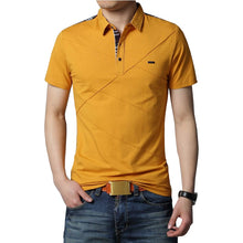 Load image into Gallery viewer, Mens T Shirts Fashion 2019 5XL Summer T Shirt Geometric Design Turn-down Collar Short Sleeve Cotton T-shirt Men Tee 5XL
