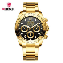 Load image into Gallery viewer, Luxury Brand Men Rolexable Waterproof Watch Stainless Steel Strap Quartz Bracelet for Man Large Dial Watches Relogio Masculino
