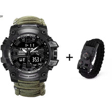Load image into Gallery viewer, Addies G Shock Men's Military Watch With Compass 3Bar Waterproof Watches Digital Movement outdoor Fashion Casual Sport Watch Men
