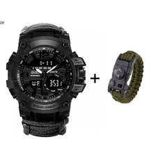 Load image into Gallery viewer, Addies G Shock Men's Military Watch With Compass 3Bar Waterproof Watches Digital Movement outdoor Fashion Casual Sport Watch Men
