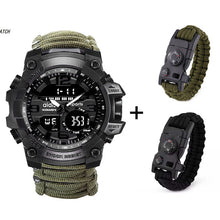 Load image into Gallery viewer, Addies G Shock Men's Military Watch With Compass 3Bar Waterproof Watches Digital Movement outdoor Fashion Casual Sport Watch Men
