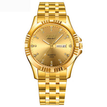 Load image into Gallery viewer, BOSCK Famous Brand Rolexable Luxury Diamond Watch Men Steel Quartz Watches Golden Waterproof Male Wristwatch Relogio Masculino
