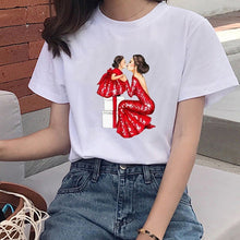 Load image into Gallery viewer, Super Mom T shirt Women Summer Mother Love Print White T-shirt Harajuku Mama TShirt 3XL O-Neck Shortsleeve Tops tee shirt Femme
