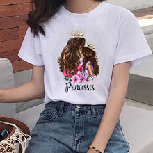 Load image into Gallery viewer, Super Mom T shirt Women Summer Mother Love Print White T-shirt Harajuku Mama TShirt 3XL O-Neck Shortsleeve Tops tee shirt Femme
