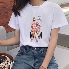 Load image into Gallery viewer, Super Mom T shirt Women Summer Mother Love Print White T-shirt Harajuku Mama TShirt 3XL O-Neck Shortsleeve Tops tee shirt Femme

