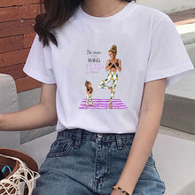 Load image into Gallery viewer, Super Mom T shirt Women Summer Mother Love Print White T-shirt Harajuku Mama TShirt 3XL O-Neck Shortsleeve Tops tee shirt Femme

