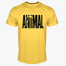 Load image into Gallery viewer, 2018 hot ANIMAL T Shirt men cotton round collar muscle exercise fitness strong and handsome mens T-shirt trends cotton brand top
