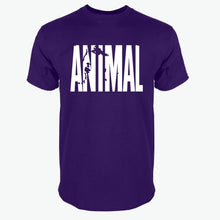 Load image into Gallery viewer, 2018 hot ANIMAL T Shirt men cotton round collar muscle exercise fitness strong and handsome mens T-shirt trends cotton brand top
