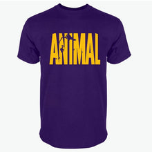 Load image into Gallery viewer, 2018 hot ANIMAL T Shirt men cotton round collar muscle exercise fitness strong and handsome mens T-shirt trends cotton brand top
