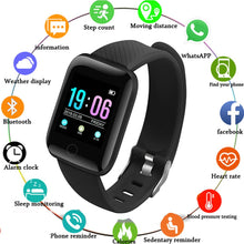Load image into Gallery viewer, 116 Plus Smart Watch 116 Plus Multifunctional Sports Bracelet Smart Wristband IP67 Heart Rate Fit Bit Smart Digital Watches
