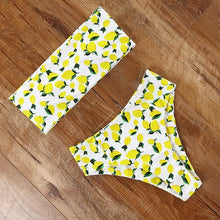 Load image into Gallery viewer, Sexy Animal Printed Bathing Suit Female Push Up Bikini High Waisted Swimsuit Bandage Mayo Bandeau Swimwear Women 2020 Biquini
