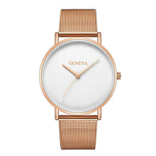 Load image into Gallery viewer, Women's Watch Rose gold Women's Watch 2020 women mesh belt ultra-thin fashion relojes para mujer luxury wristwatches reloj mujer
