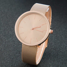 Load image into Gallery viewer, Casual Quartz Bracelet Watches For Women Fashion Silver And Rose Gold Mesh Band Wrist Watch Girl gift ChristmasRelogio Feminino
