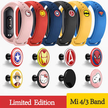 Load image into Gallery viewer, For Xiaomi mi Band 3 4 Sport Strap Silicone Cartoon wrist strap Band Bracelet watch For mi band 3 4 Woman Man Miband 4 3 Strap
